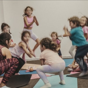   Family -partner yoga 